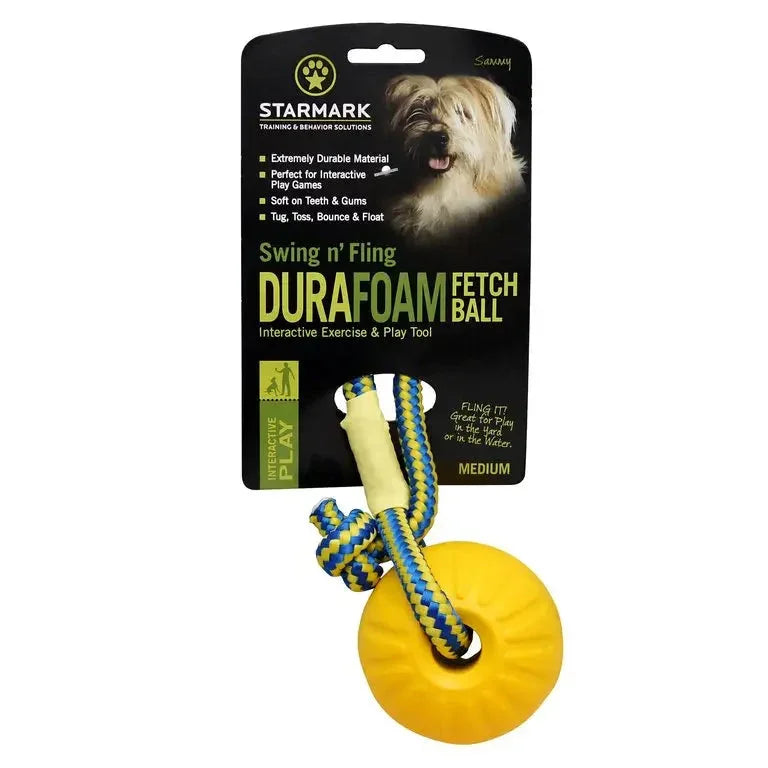 Starmark – Swing + Fling Durafoam Fetch Ball Agline