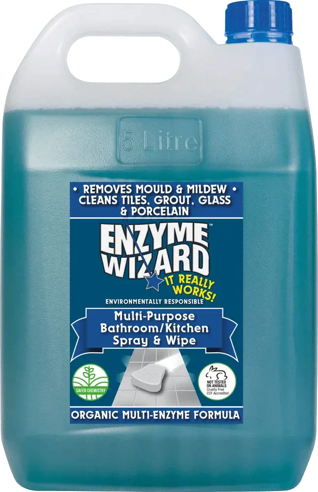Enzyme Wizard – Multi-Purpose Bathroom / Kitchen Spray & Wipe - Paws & Palettes