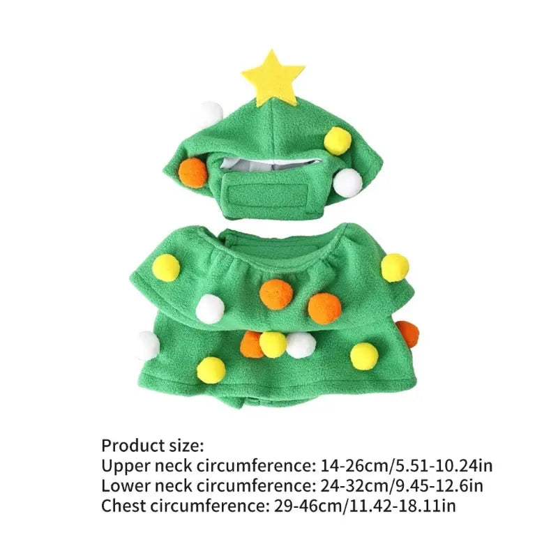 Christmas Pet Costume For Cat Dogs - Paws & Palettes