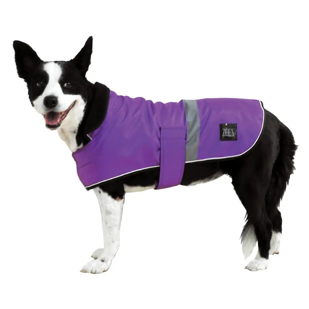 ZeeZ – Waterproof Dapper Dog Coat – Royal Purple - Paws & Palettes