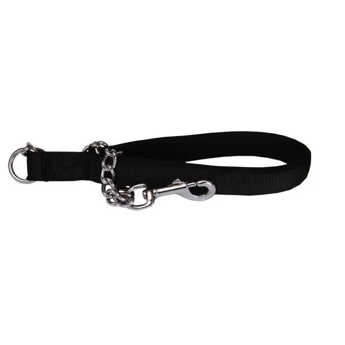 Beau Pets – Neoprene Handle – Chain Lead – Black Agline