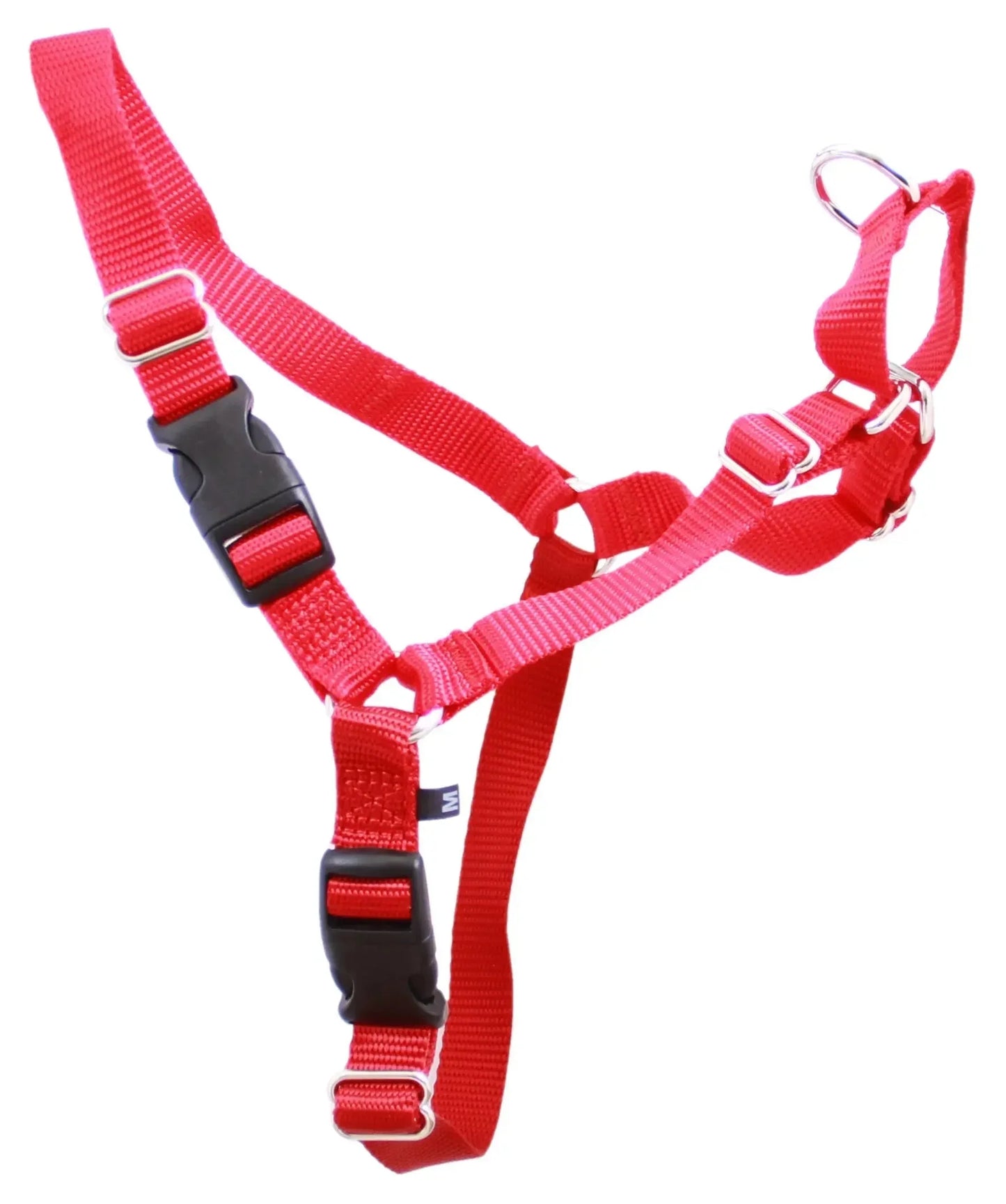 Beau Pets – Gentle Leader – Harness – with Front Leader Attachment – Red Agline