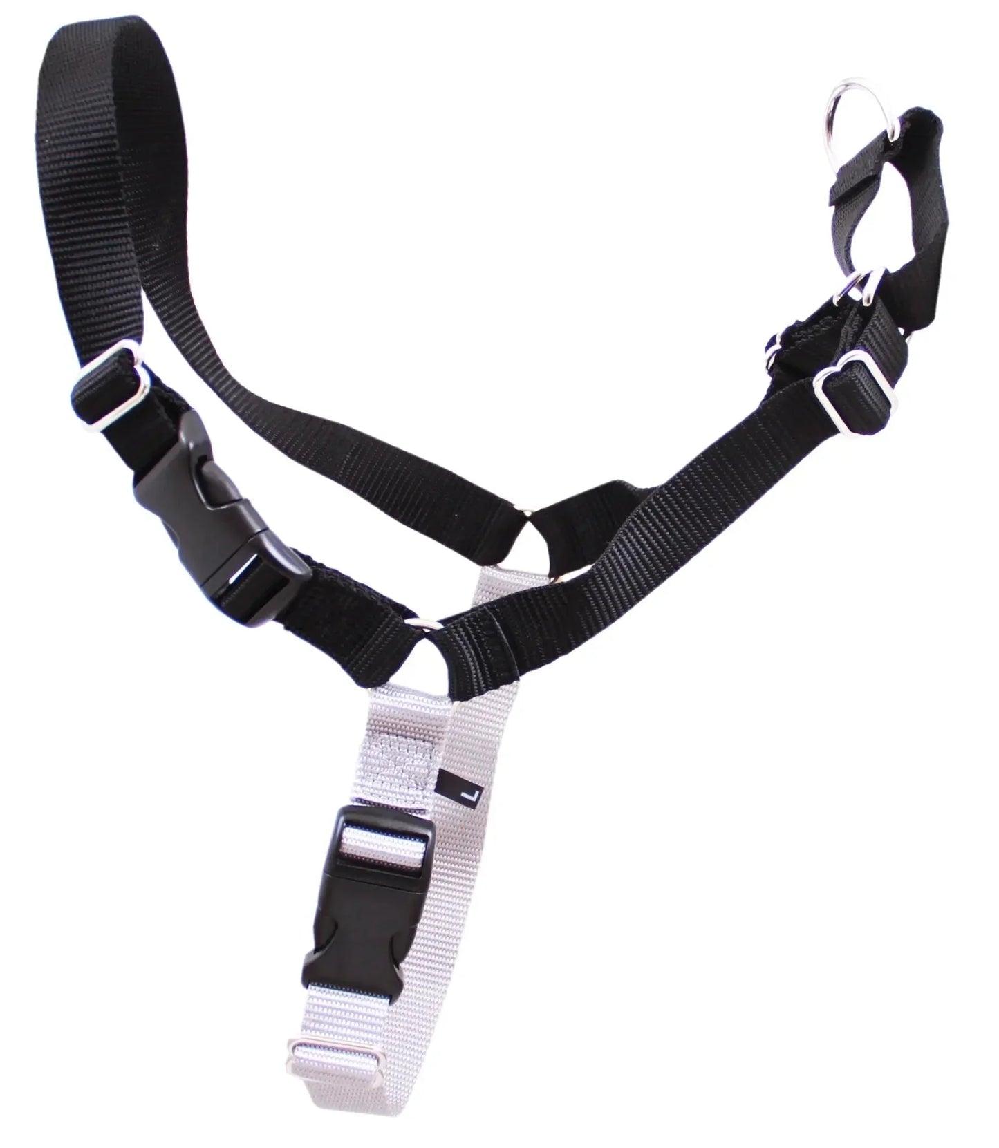 Beau Pets – Gentle Leader – Harness – with Front Leader Attachment – Black Agline