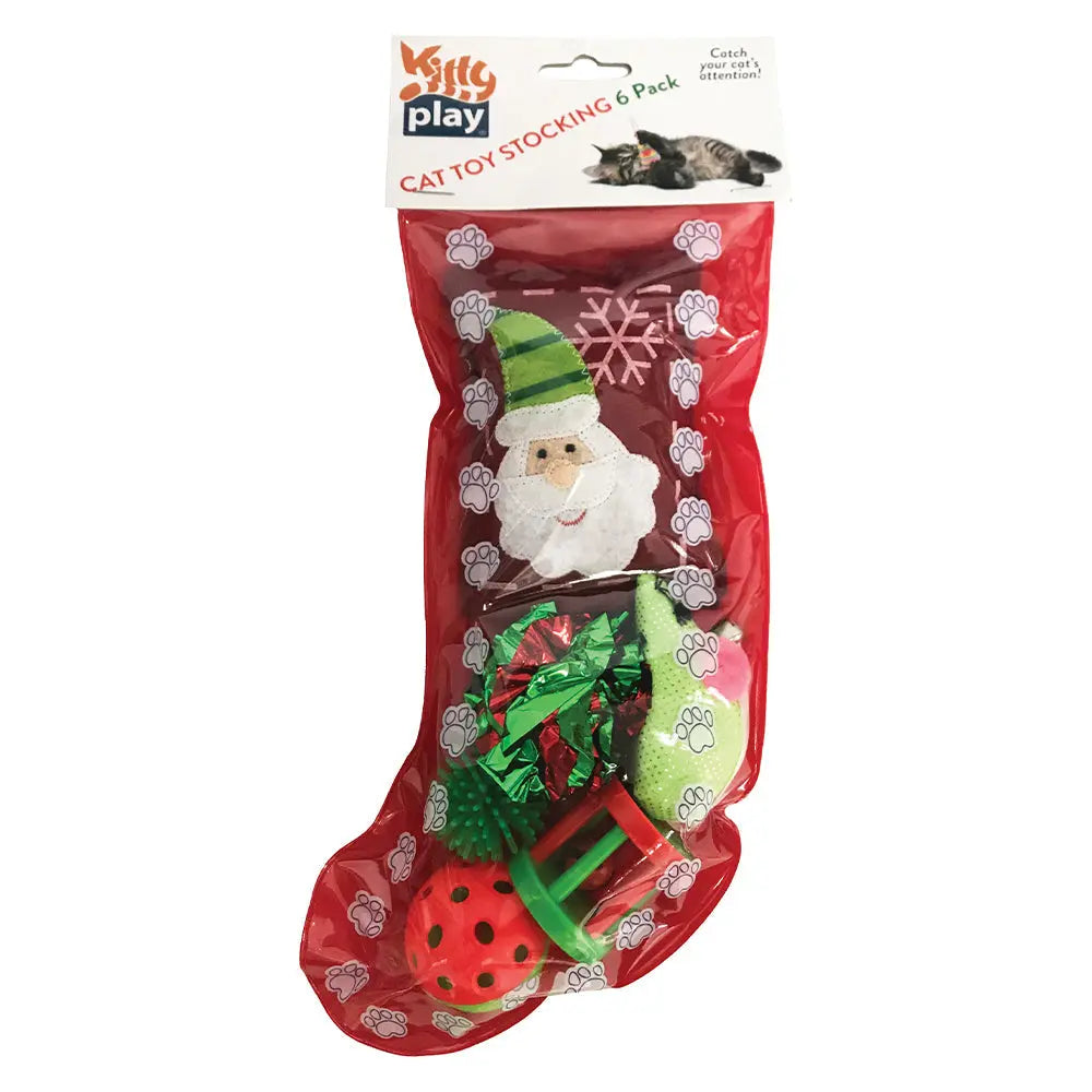 Kitty Play – Xmas – Cat Toy Stocking - Paws & Palettes