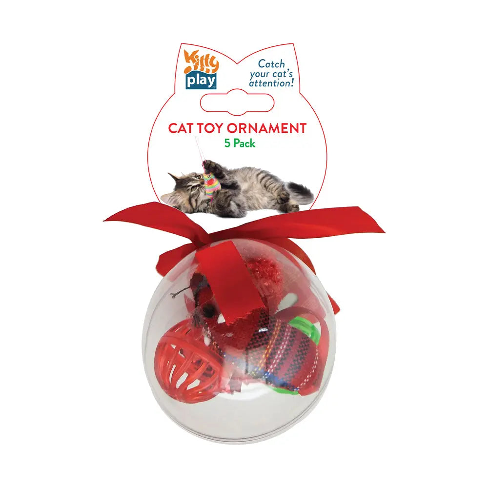 Kitty Play – Xmas – Cat Toy Ornament - Paws & Palettes