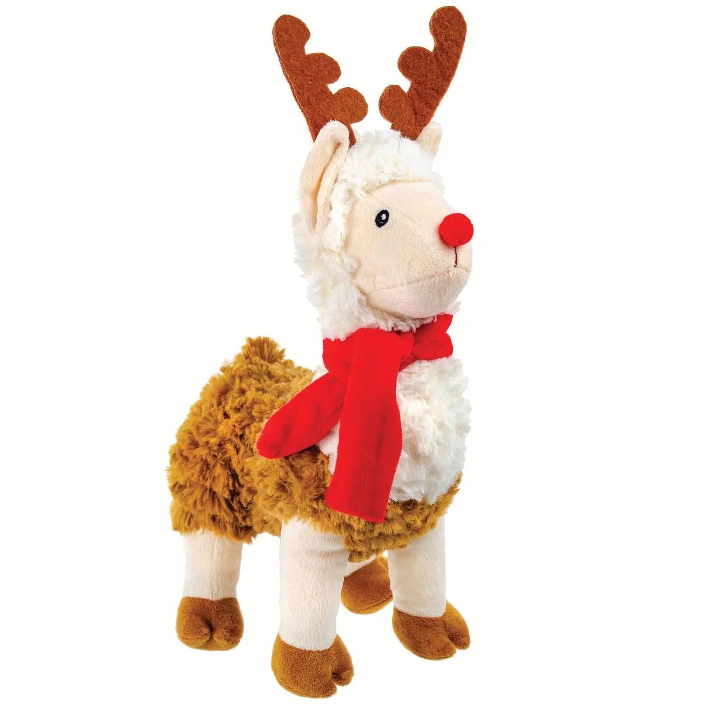 Xmas – Snuggle Buddies – Llama with Antlers - Paws & Palettes