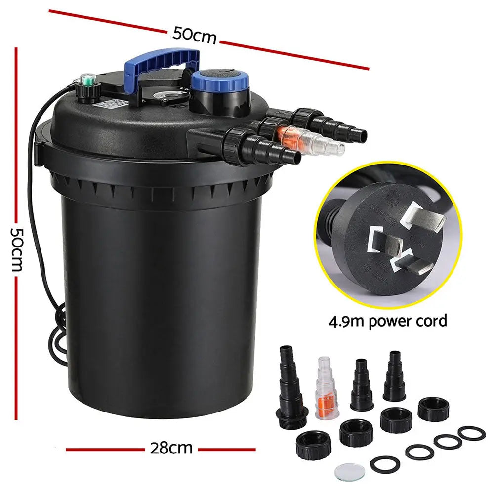 Giantz Aquarium Filter Fish Tank External Canister Water Pump 10000L/H - Paws & Palettes