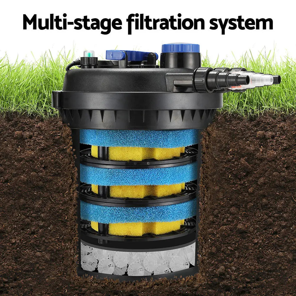 Giantz Aquarium Filter Fish Tank External Canister Water Pump 10000L/H - Paws & Palettes