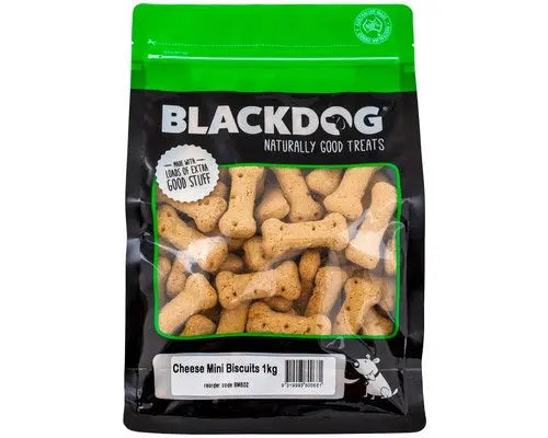 Black Dog – Oven Baked Mini Biscuits – 1kg - Paws & Palettes