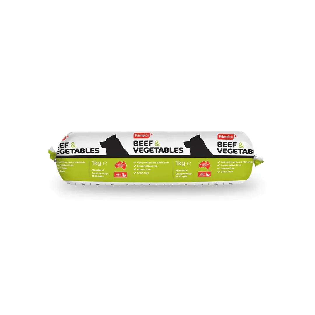 Prime100 – Beef & Vegetables – Cooked Roll Agline