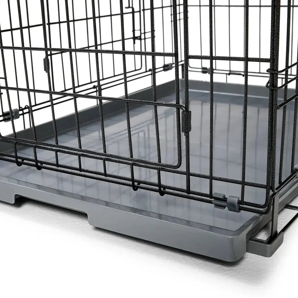 Snooza – Dog – 2 in 1 – Convertible Graphite Training Crate Agline