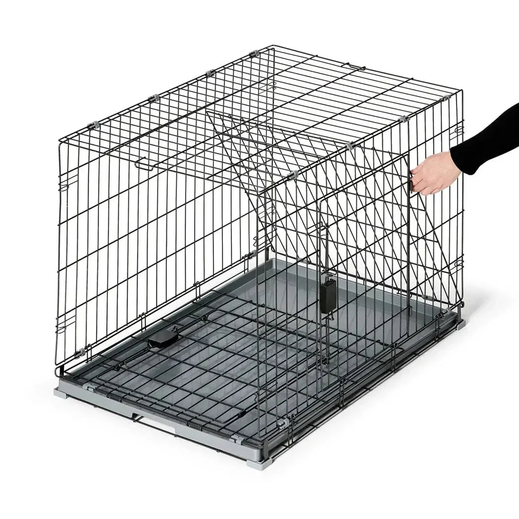 Snooza – Dog – 2 in 1 – Convertible Graphite Training Crate Agline