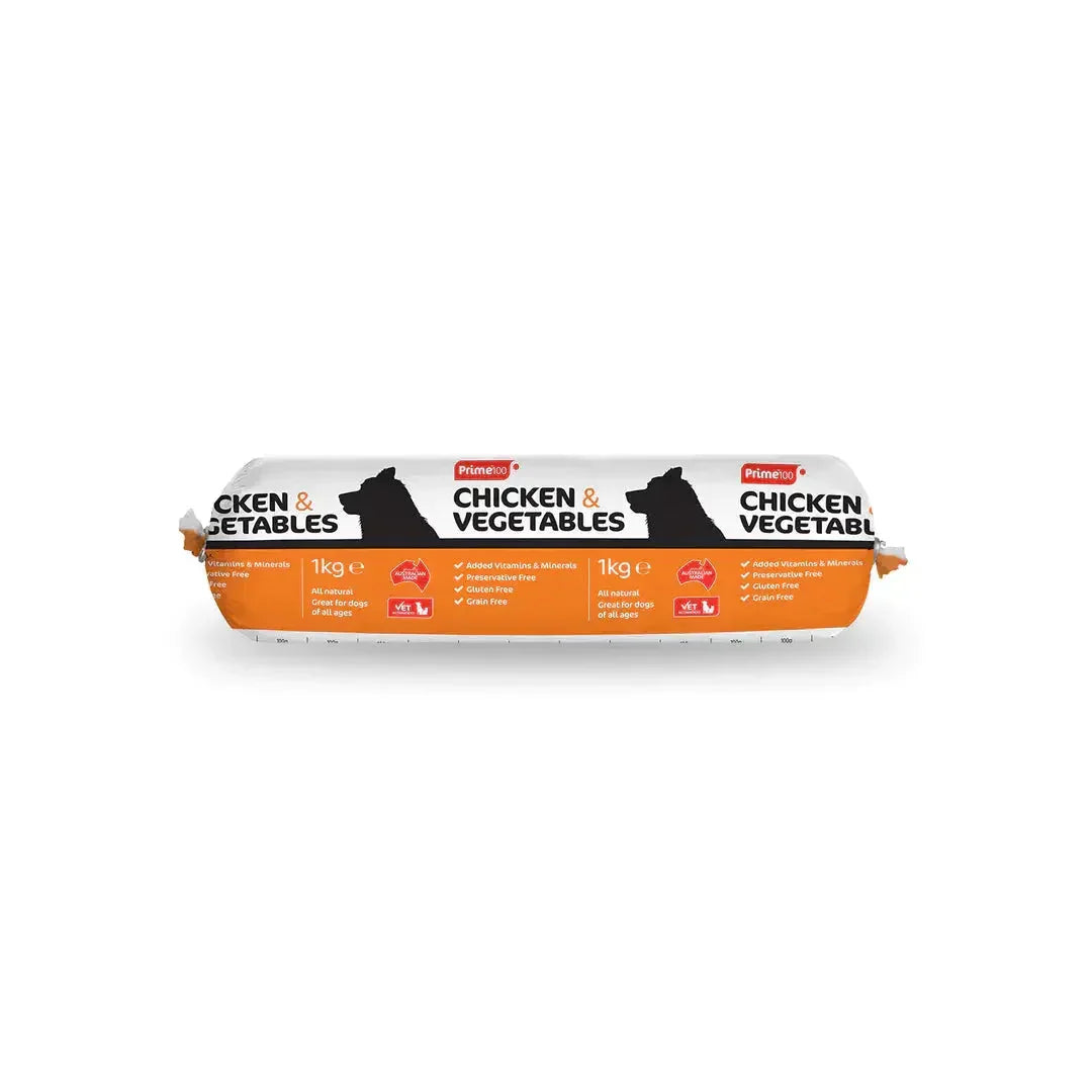 Prime100 – Chicken & Vegetables – Cooked Roll Agline