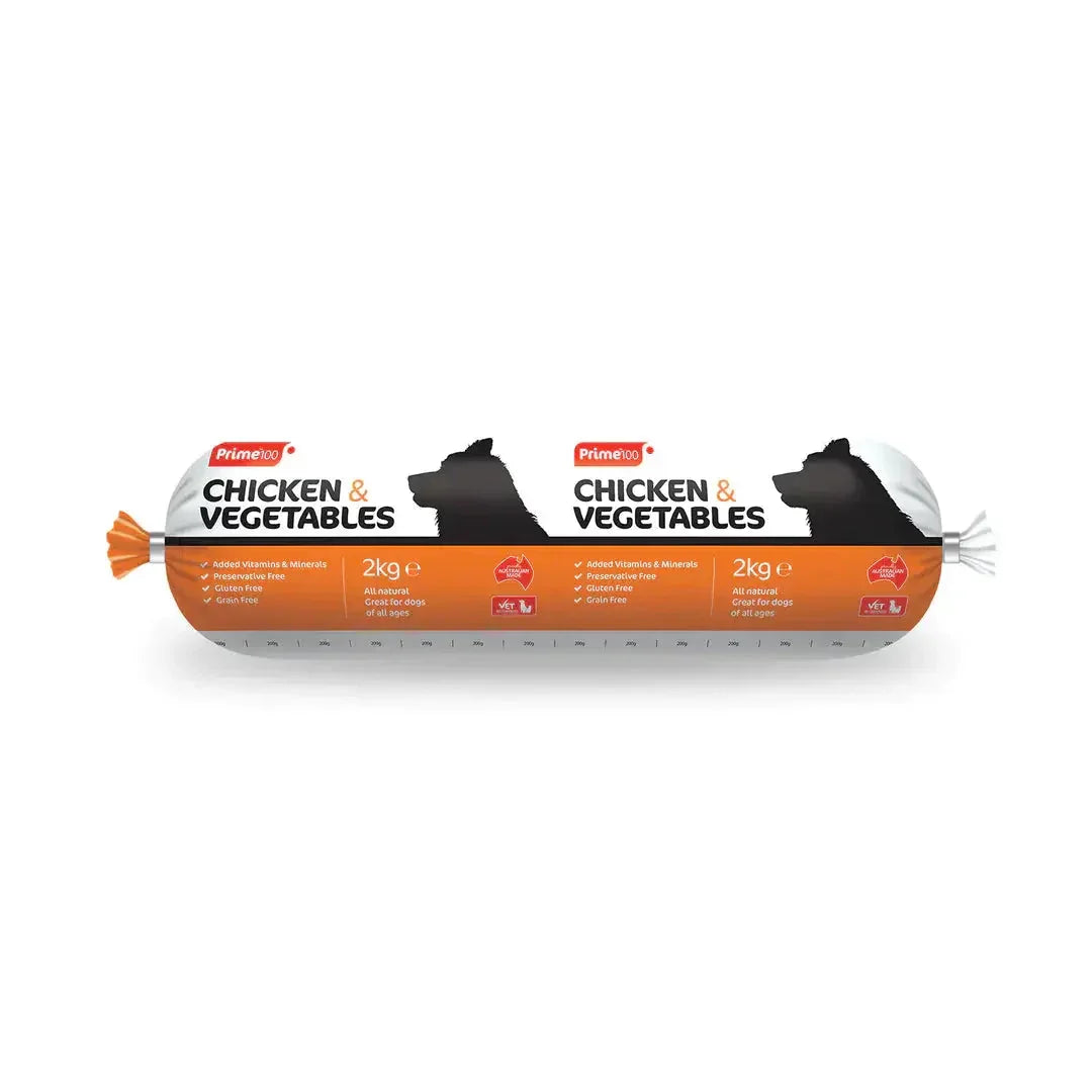 Prime100 – Chicken & Vegetables – Cooked Roll Agline
