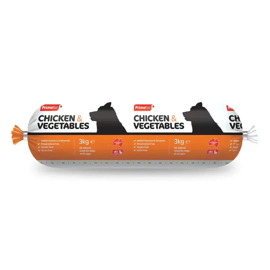 Prime100 – Chicken & Vegetables – Cooked Roll Agline
