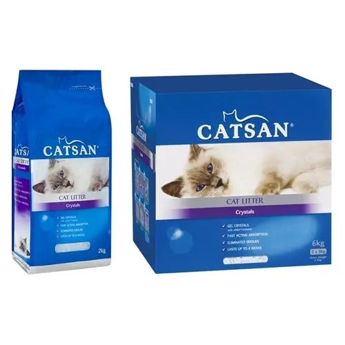 Catsan – Cat Litter – Crystals - Paws & Palettes