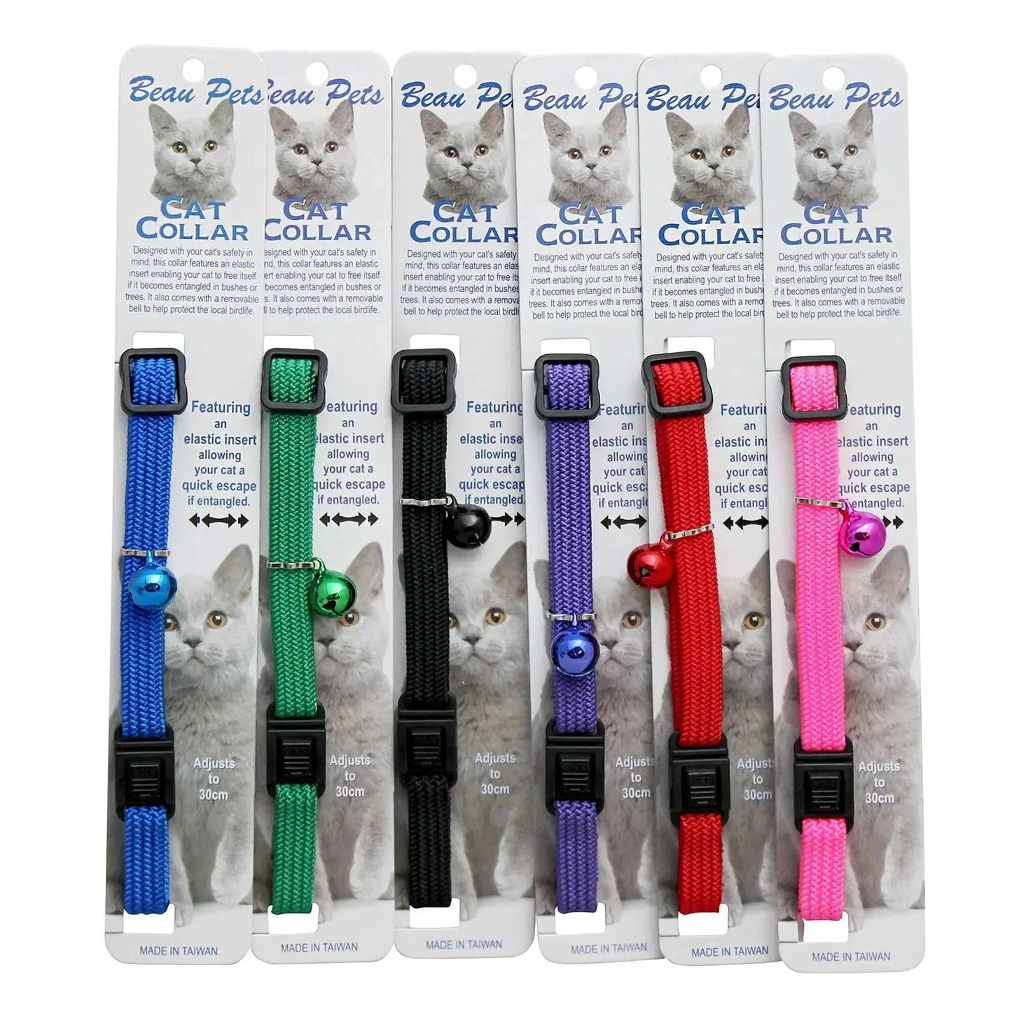 Beau Pets – Cat Collar – Elastic Agline