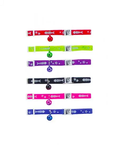 Beau Pets – Cat Collar – Reflective – Fish/Paw/Star - Paws & Palettes