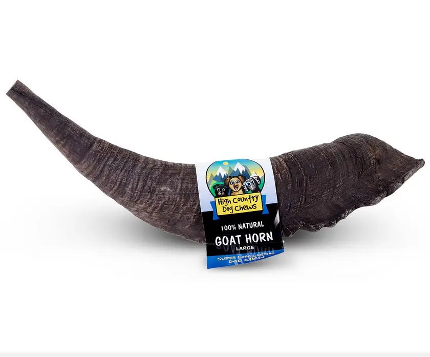 High Country Dog Chews – Goat Horn - Paws & Palettes
