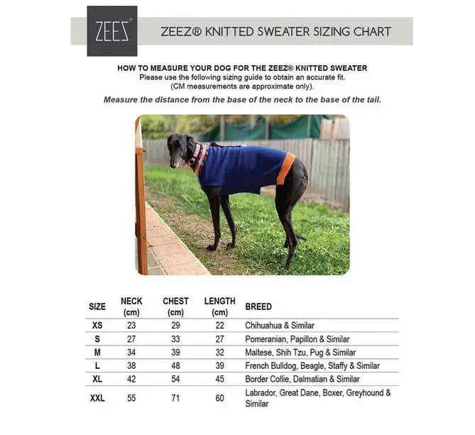ZeeZ – Knitted Dog Sweater – Grey/Pink Leopard Agline