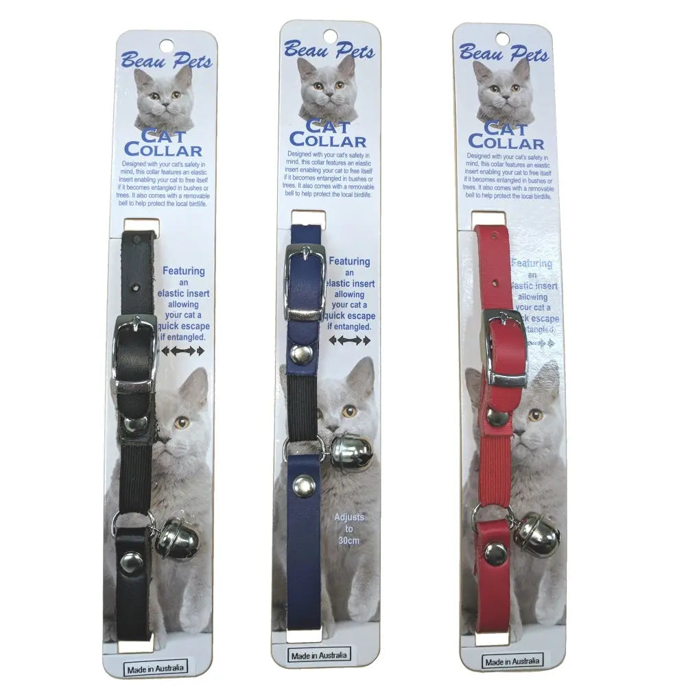 Beau Pets – Cat Collar – Leather - Paws & Palettes