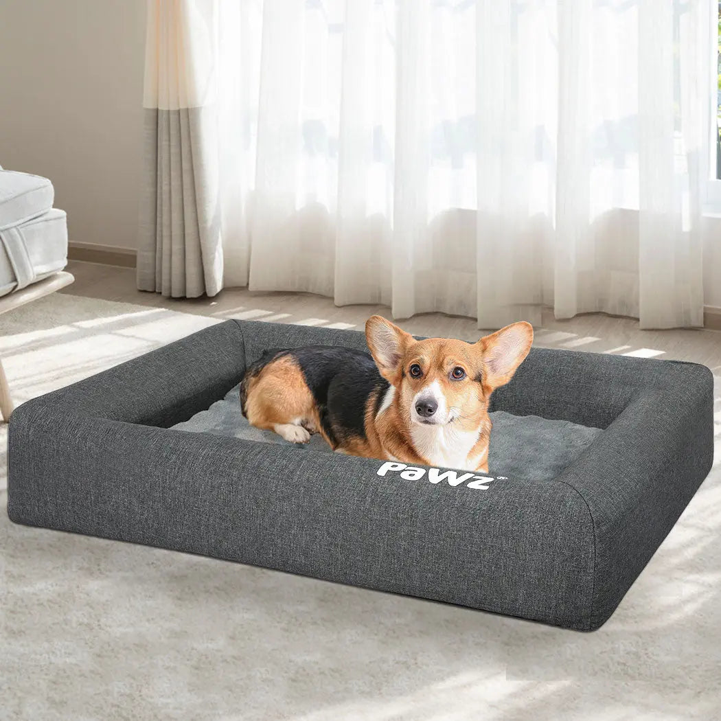 PaWz Memory Foam Pet Bed Calming Dog M Medium - Paws & Palettes