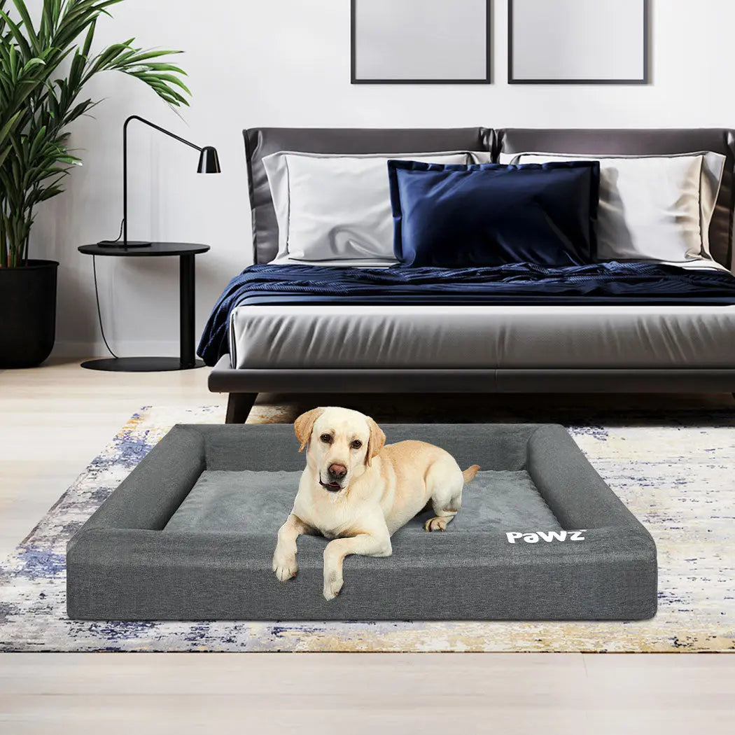 PaWz Memory Foam Pet Bed Calming Dog XL X-Large - Paws & Palettes