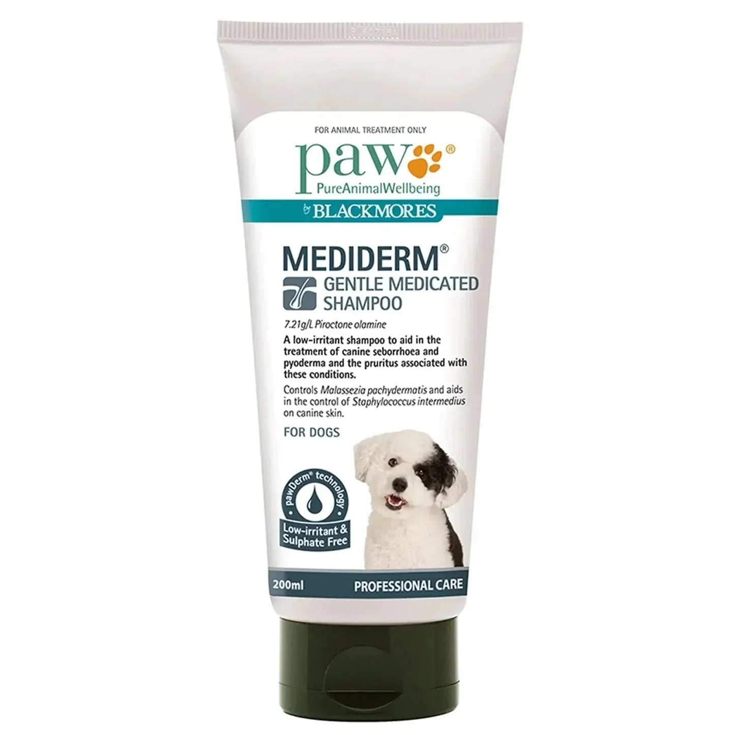 Blackmores: Paw – Mediderm – Gentle Medicated Shampoo Agline