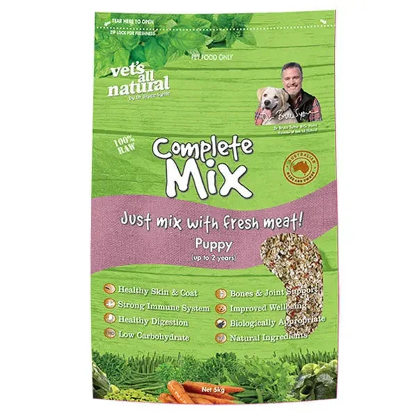 Vet’s All Natural – Complete Mix – Puppy Agline
