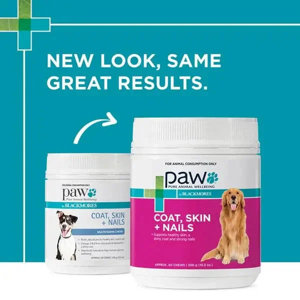 Blackmores: Paw – Coat, Skin + Nails – Multivitamin Chews Agline