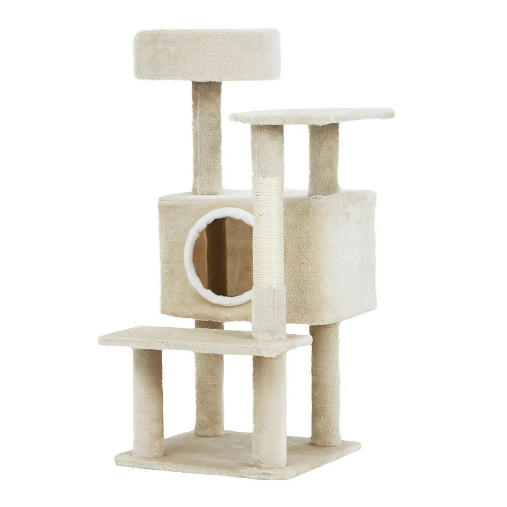 i.Pet Cat Tree 90cm Scratching Post Tower Scratcher Wood Condo House Bed Trees - Paws & Palettes