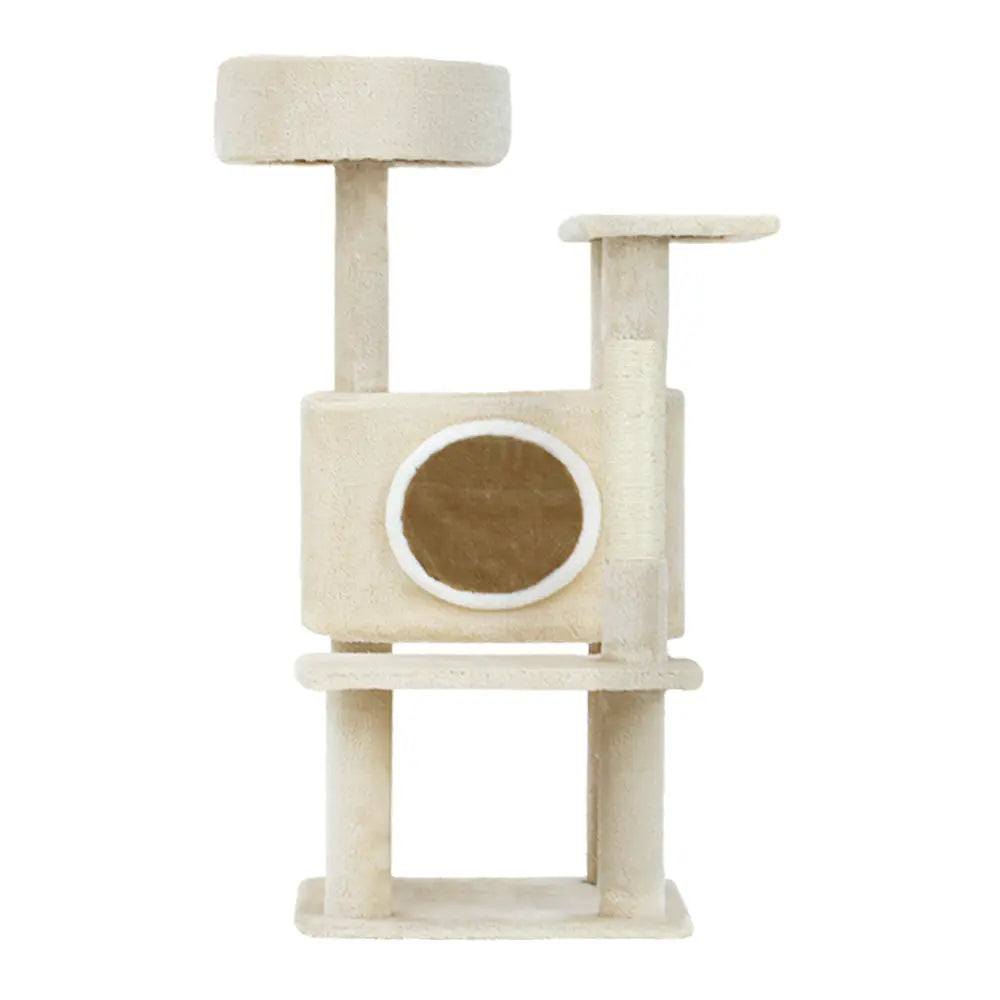 i.Pet Cat Tree 90cm Scratching Post Tower Scratcher Wood Condo House Bed Trees - Paws & Palettes