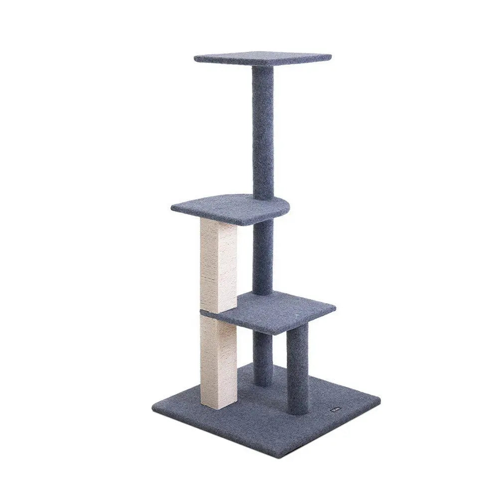 i.Pet Cat Tree 124cm Scratching Post Tower Scratcher Trees Wood Condo Board - Paws & Palettes
