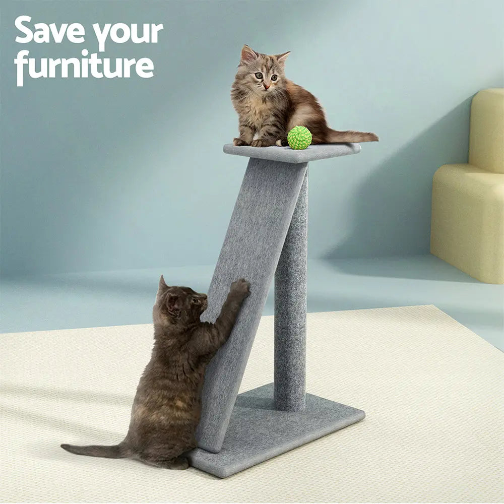 i.Pet Cat Tree 82cm Scratching Post Tower Scratcher Condo Trees Climb House - Paws & Palettes