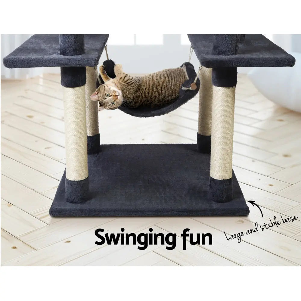 i.Pet Cat Tree 184cm Tower Scratching Post Scratcher Wood Trees Condo Bed House - Paws & Palettes
