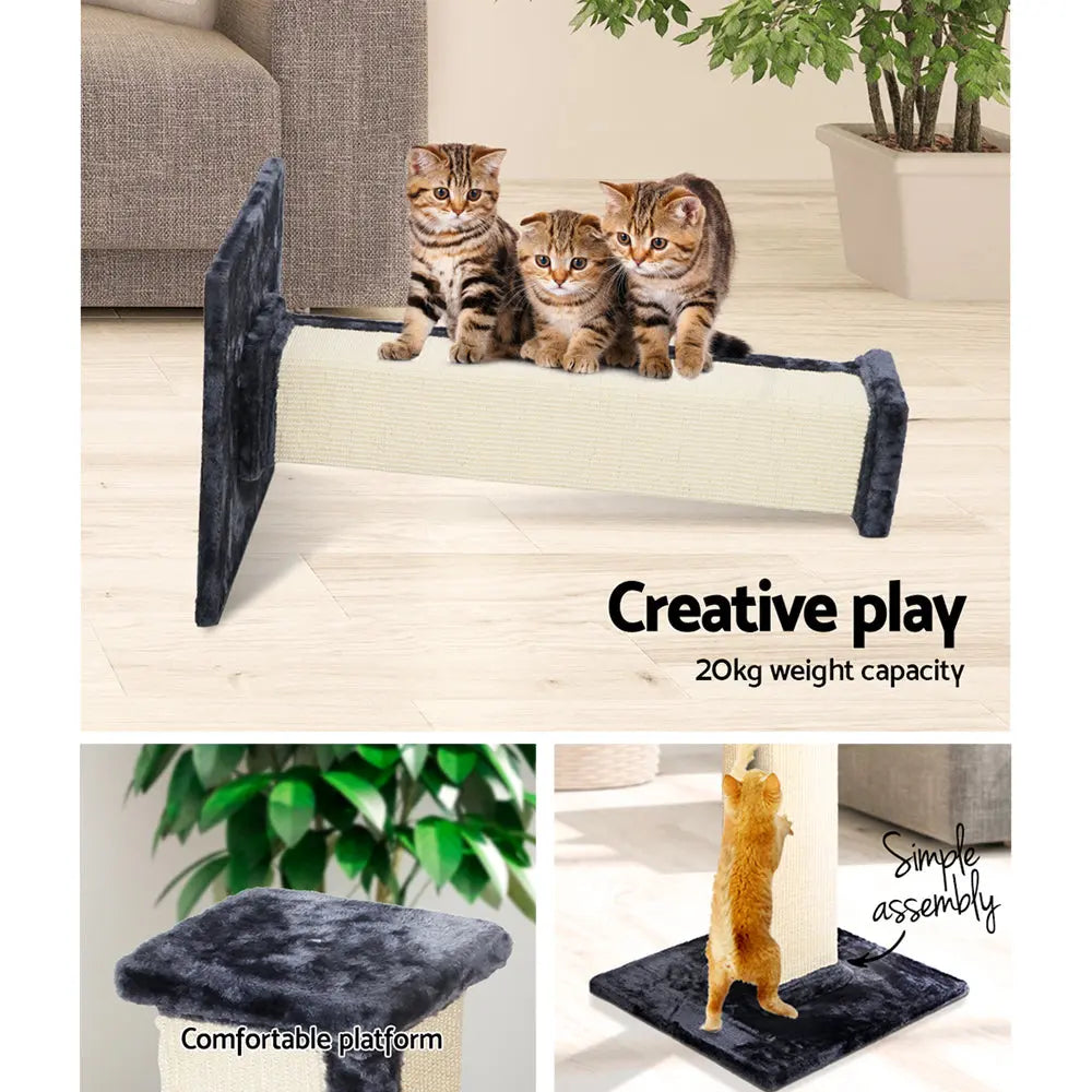 i.Pet Cat Tree 92cm Scratching Post Tower Scratcher Wood Condo Bed House Trees - Paws & Palettes