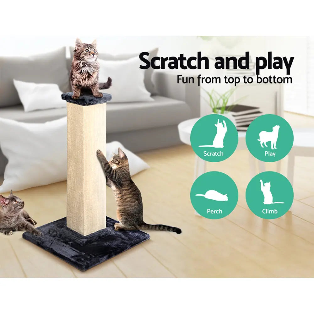 i.Pet Cat Tree 92cm Scratching Post Tower Scratcher Wood Condo Bed House Trees - Paws & Palettes