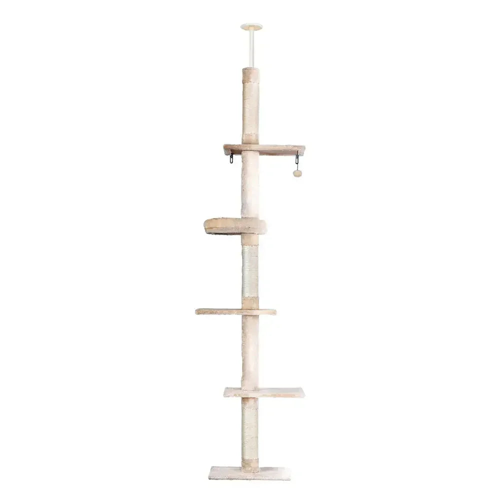 i.Pet Cat Tree 290cm Tower Scratching Cats Post Scratcher Floor to Ceiling Bed Dropshipzone