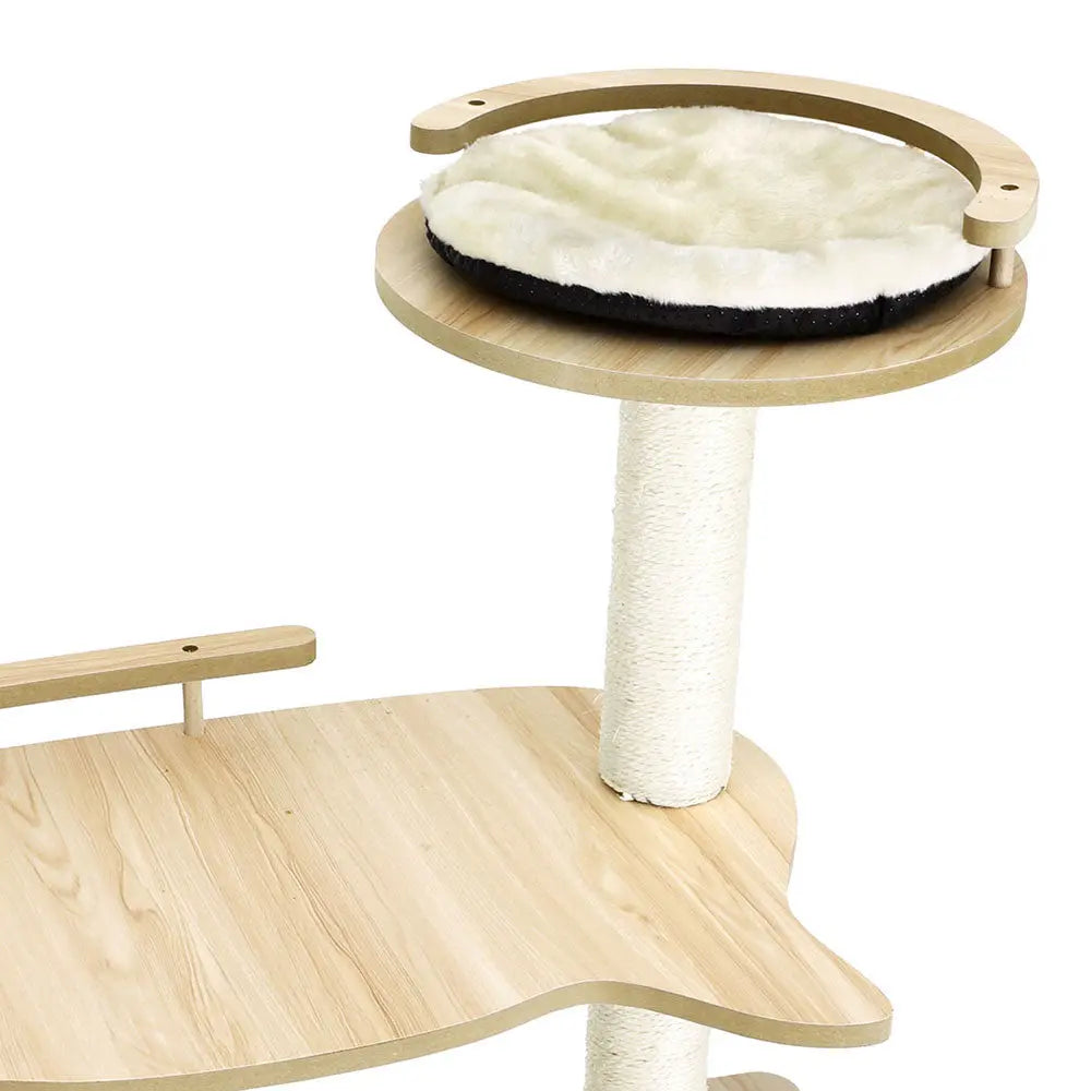 i.Pet Cat Tree Tower Scratching Post Scratcher 174cm Wood Bed Condo House Ladder - Paws & Palettes