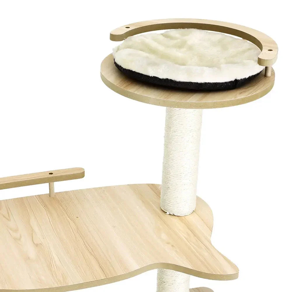 i.Pet Cat Tree Tower Scratching Post Scratcher 174cm Wood Bed Condo House Ladder Dropshipzone