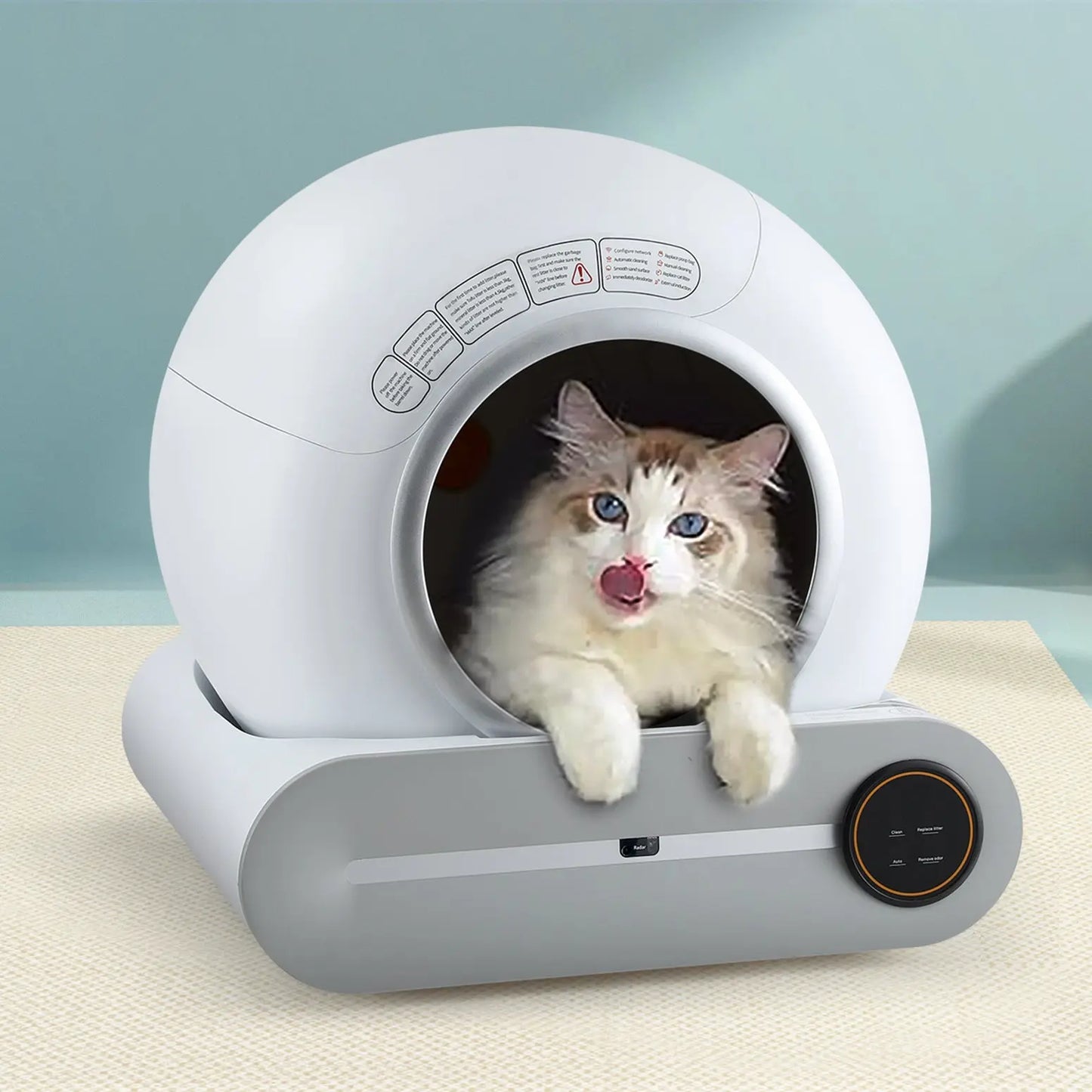 i.Pet Automatic Cat Litter Box Self-Cleaning Large Smart Toilet Tray App Control 9L - Paws & Palettes