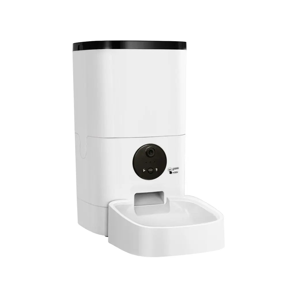 i.Pet Automatic Pet Feeder 6L Wifi Camera Dog Cat Smart Food Dispenser Timer - Paws & Palettes