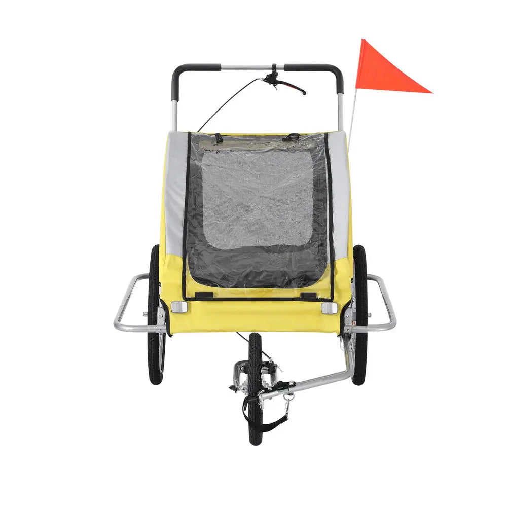 i.Pet Pet Bike Trailer Dog Stroller Pram Bicycle Large Travel Cycling Foldable - Paws & Palettes