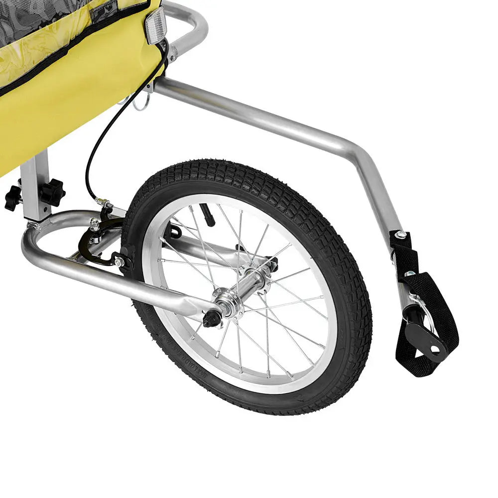 i.Pet Pet Bike Trailer Dog Stroller Pram Bicycle Large Travel Cycling Foldable - Paws & Palettes