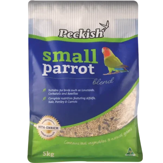 Peckish – Small Parrot Blend Agline