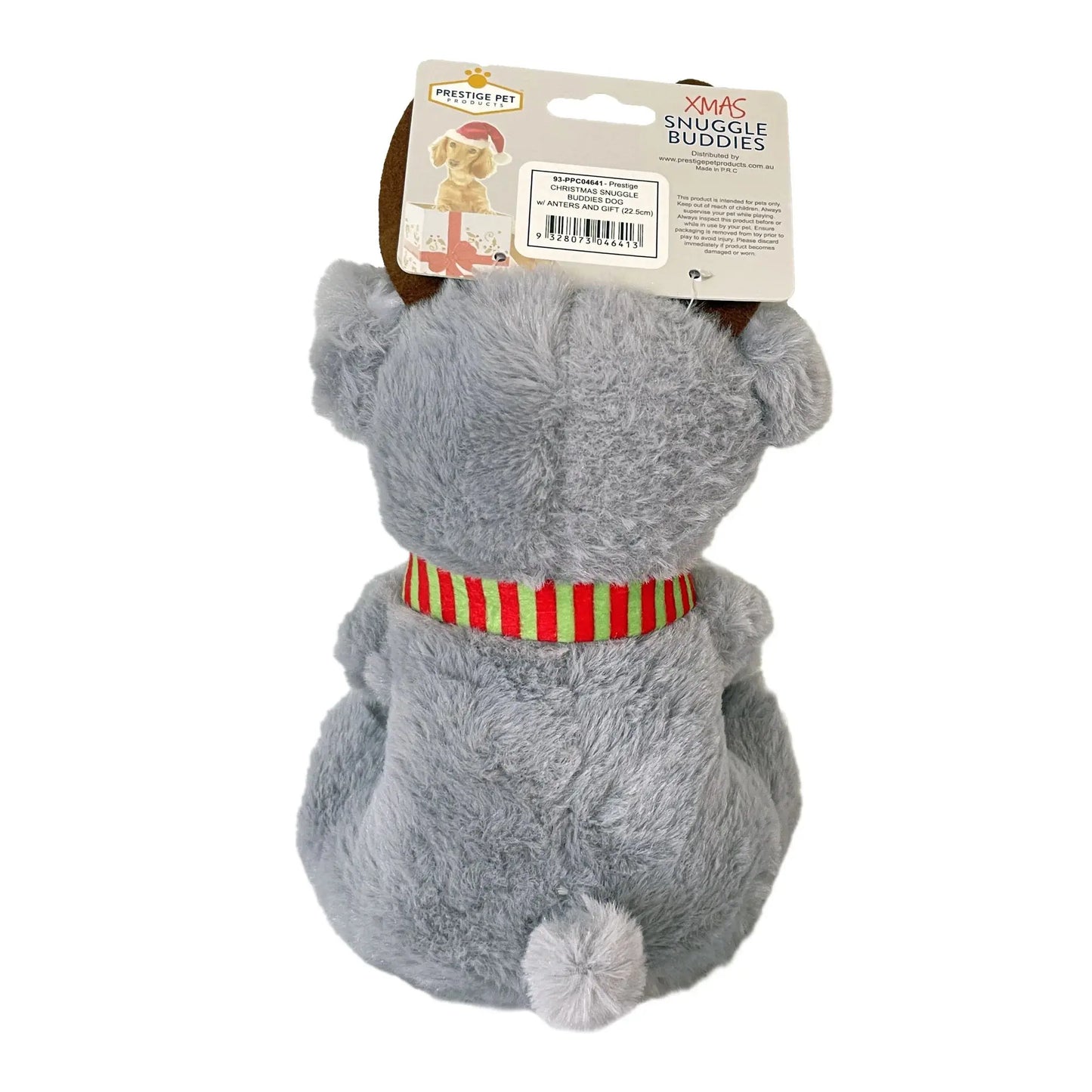 Snuggle Pals – Christmas Holiday – Grey Dog - Paws & Palettes