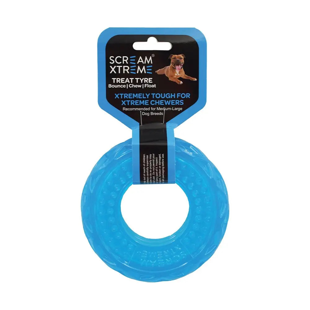 Scream – Xtreme Treat Tyre – Loud Blue - Paws & Palettes