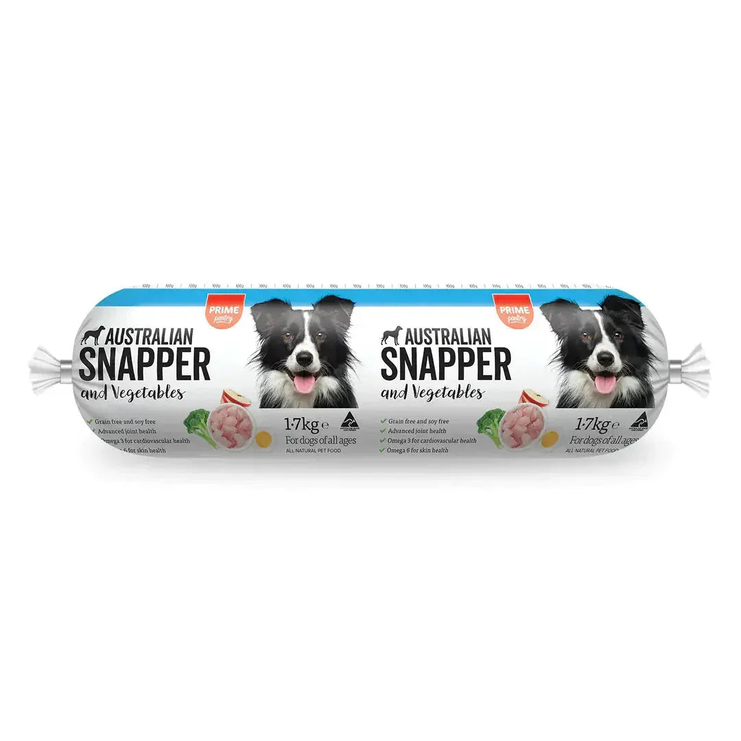 Prime100 – Prime Pantry – Australian Snapper & Vegetables – GRAIN FREE – Roll Agline