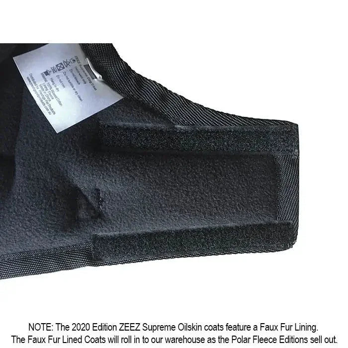 ZeeZ – Waterproof Supreme Dog Coat – Oil Skin/Black Agline