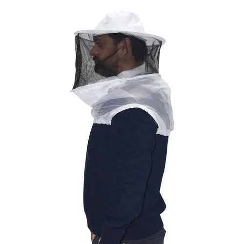 Beekeeping Bee Half Body Round Head Veil Protective Gear - Paws & Palettes